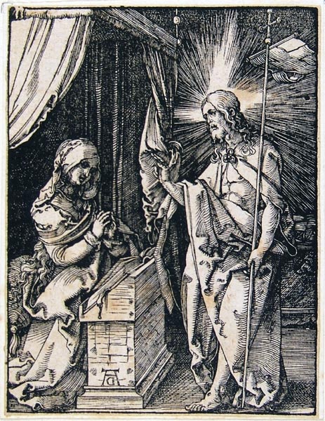 D?rer Albrecht - Cristo appare a sua madre (dalla serie: La Piccola Passione)